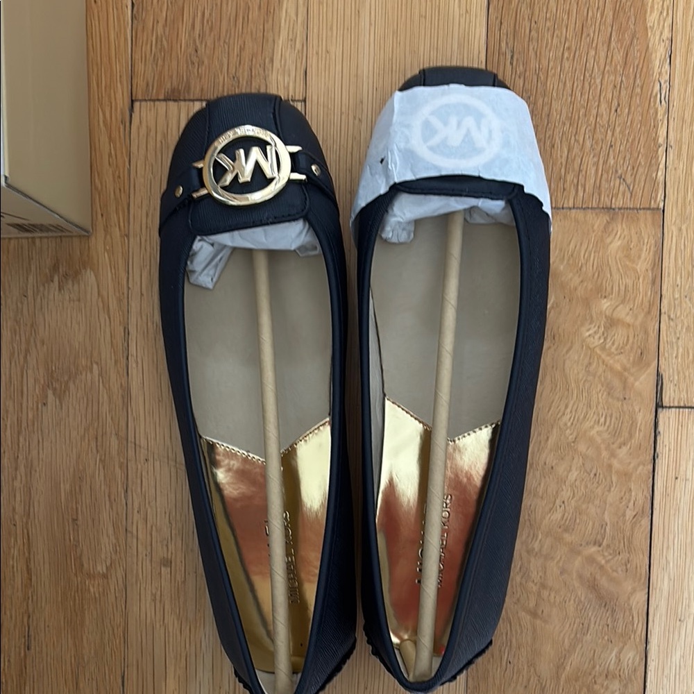 Michael Kors Navy Ballet Flats